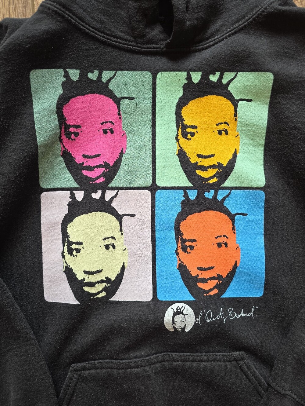 Ol' Dirty Bastard - Pop Art Graphic Hoodie - M - Black